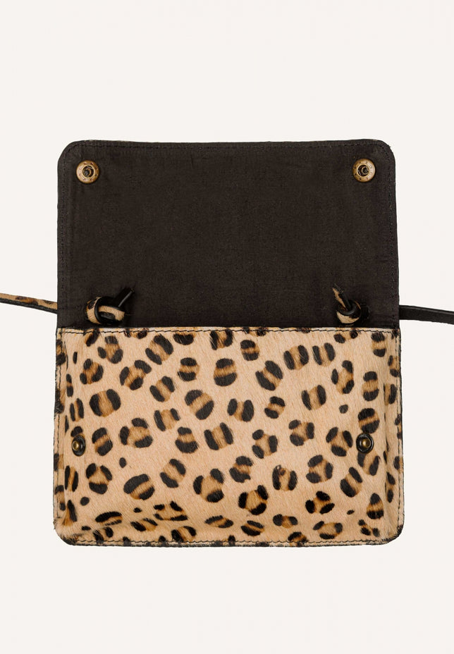 julie hair bag | leopard