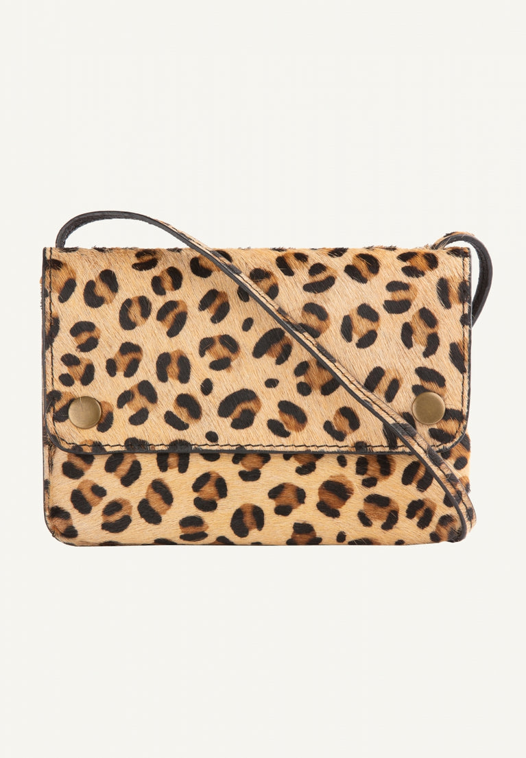 julie hair bag | leopard