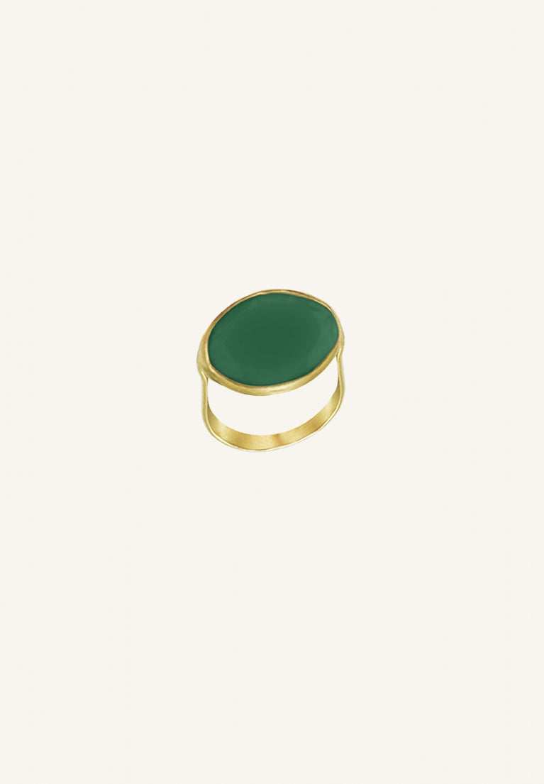PD OVAL RING | green