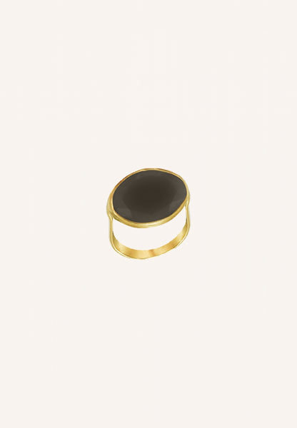 PD OVAL RING | biscuit