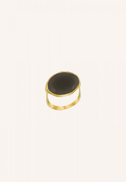 PD OVAL RING | biscuit