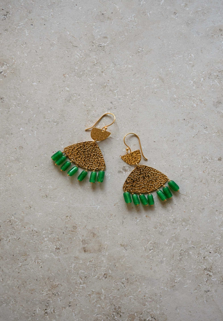 ravi earring | green