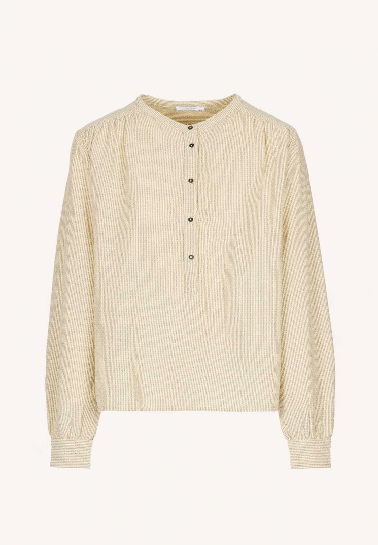 linde loom blouse | sand