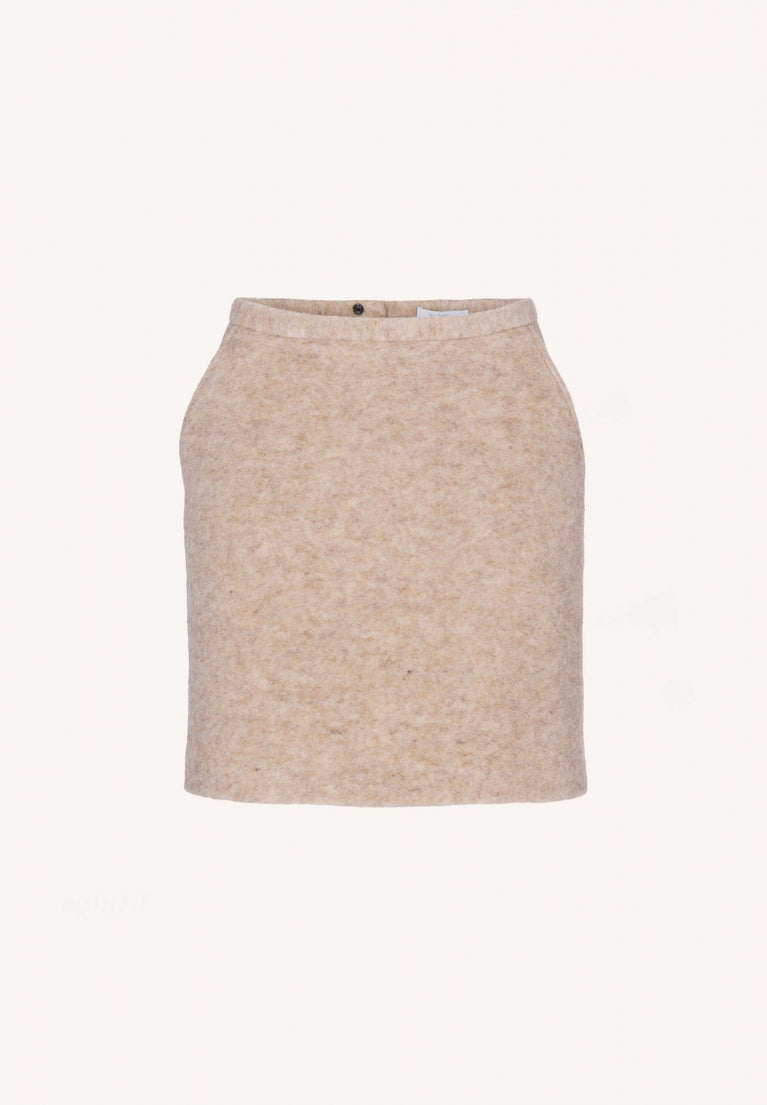 lot woolen skirt | sand melange