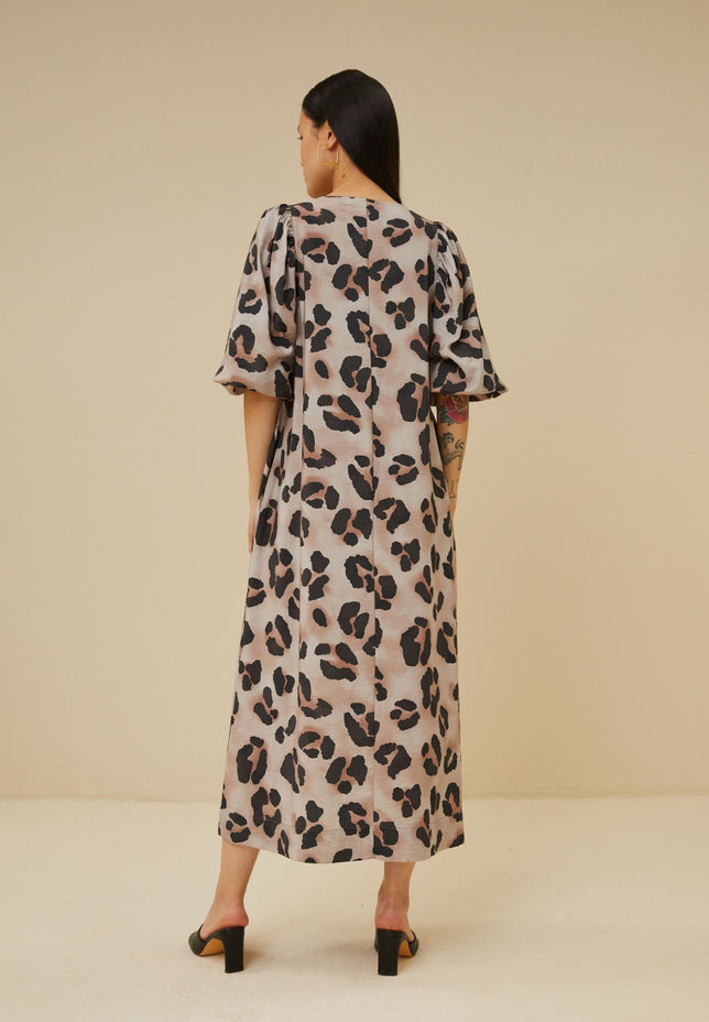 juta cheetah dress | cheetas print